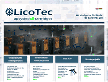 Tablet Screenshot of lico-tec.de